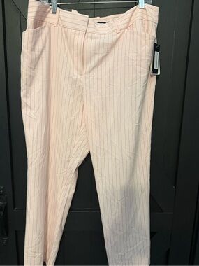 Tommy Hilfiger Light Pink Pinstripe Trousers